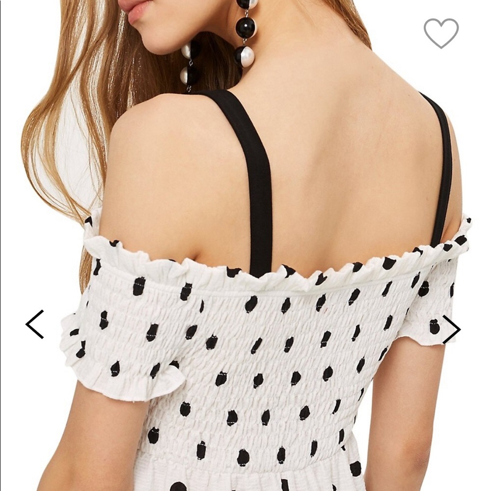 NWT Topshop Polka Dot Dress